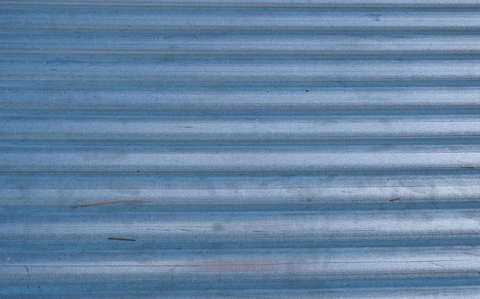 Close-up of aluminum fence panel pickets and rail detail