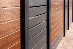 Brown vinyl fence - Big Easy Fence supply